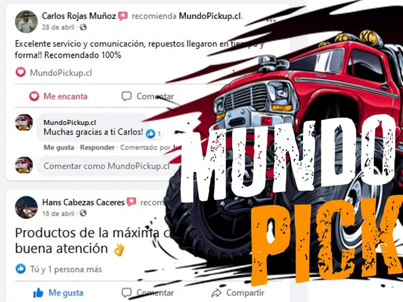 Repuesto entregado por MundoPickup
